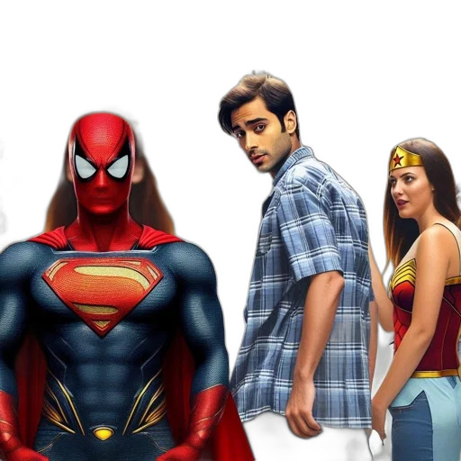 comic book art, concept art, 3d render, cartoon transparent PNG cut-out