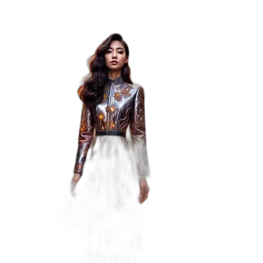 dress, concept art, fantasy art, photorealistic transparent PNG cut-out