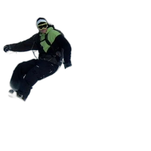 photorealistic, 3d render, snow, snowboarder transparent PNG cut-out