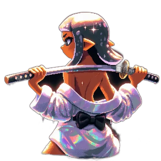 weapon, robot, staff, sword transparent PNG cut-out