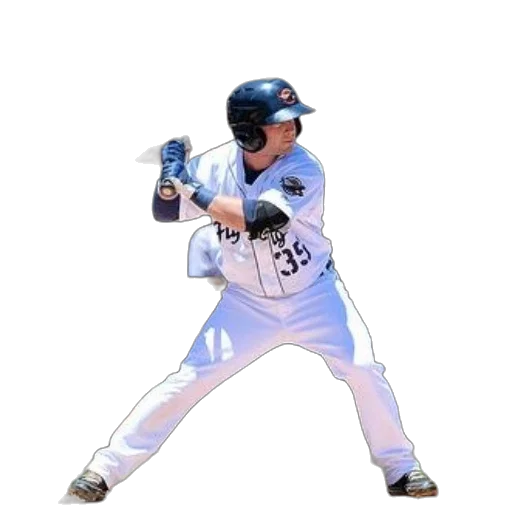 staff, baseball, player, white transparent PNG cut-out