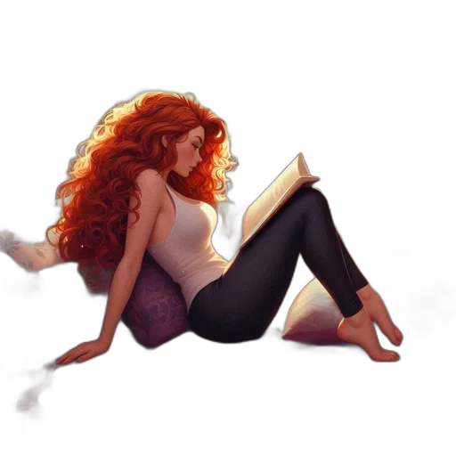 dress, hair, fantasy art, concept art transparent PNG cut-out
