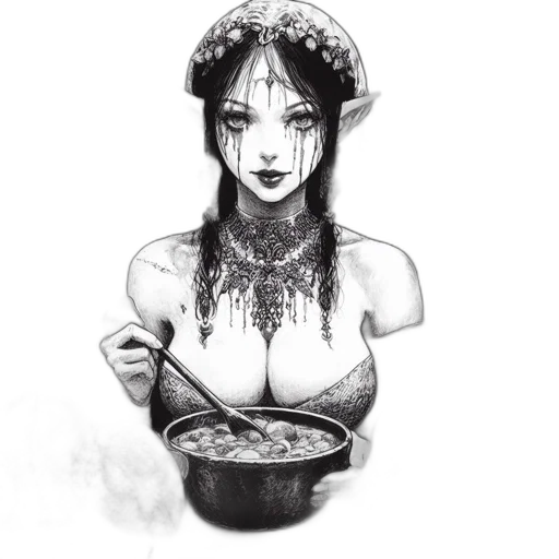food, jewelry, mask, fantasy art transparent PNG cut-out
