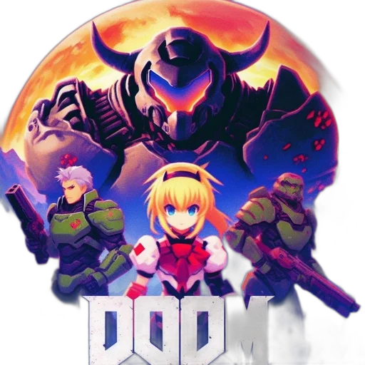 concept art, pixel art, comic book art, anime transparent PNG cut-out