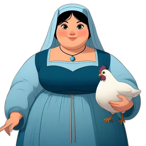 dress, animal, concept art, 3d render transparent PNG cut-out