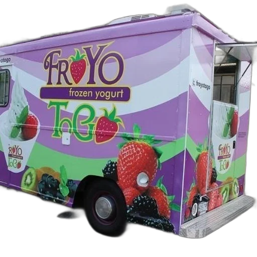 food, vibrant, purple, truck transparent PNG cut-out