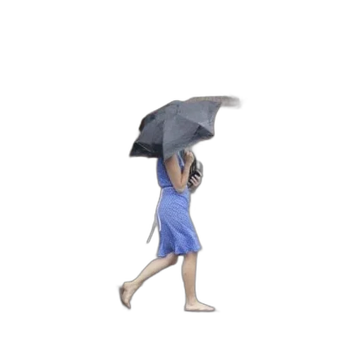 umbrella, dress, jacket, hat transparent PNG cut-out