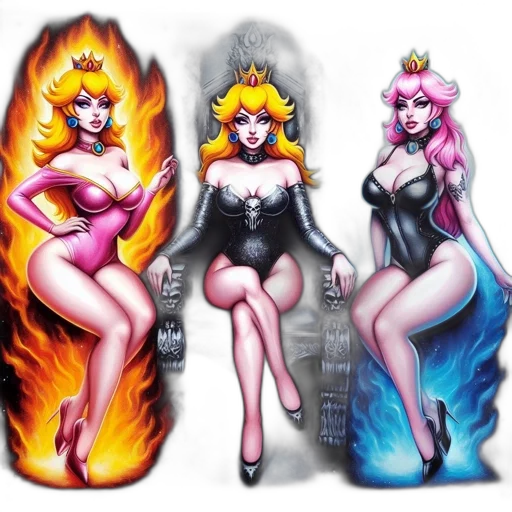 concept art, fantasy art, comic book art, pixel art transparent PNG cut-out