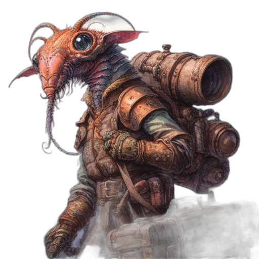 creature, robot, dragon, weapon transparent PNG cut-out