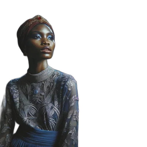dress, photorealistic, concept art, oil painting transparent PNG cut-out