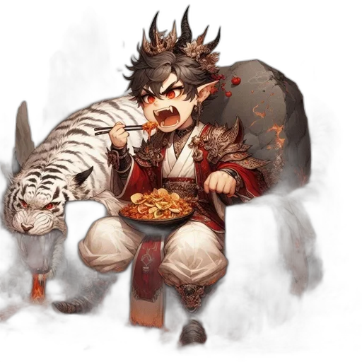 food, dragon, creature, concept art transparent PNG cut-out