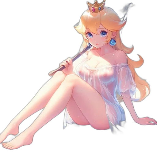 crown, staff, dress, sword transparent PNG cut-out