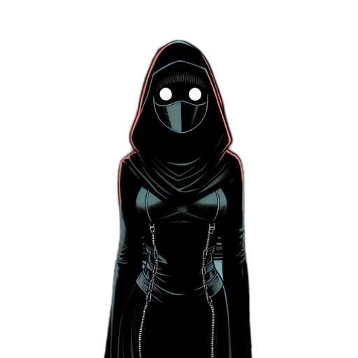 mask, dress, staff, robot transparent PNG cut-out