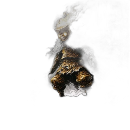 mask, dragon, staff, creature transparent PNG cut-out