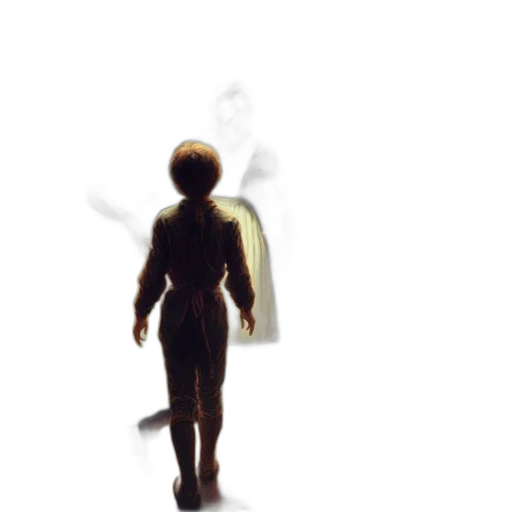 robot, staff, creature, concept art transparent PNG cut-out