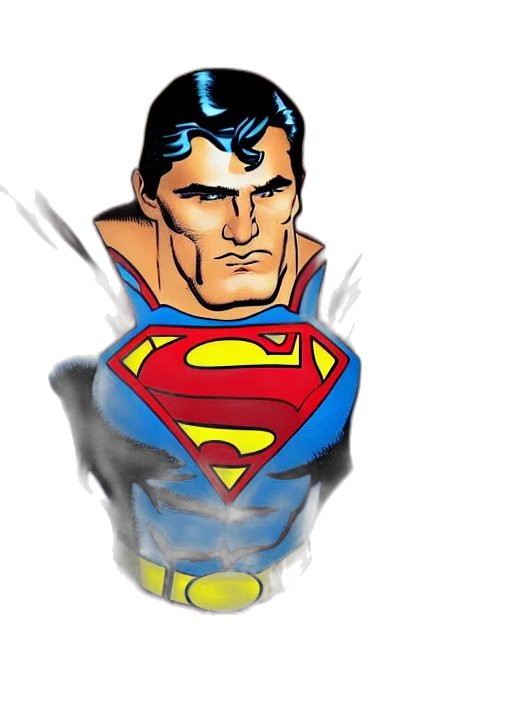 comic book art, concept art, cartoon, 3d render transparent PNG cut-out