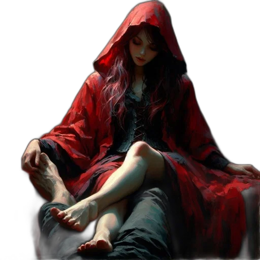 dress, photorealistic, oil painting, concept art transparent PNG cut-out