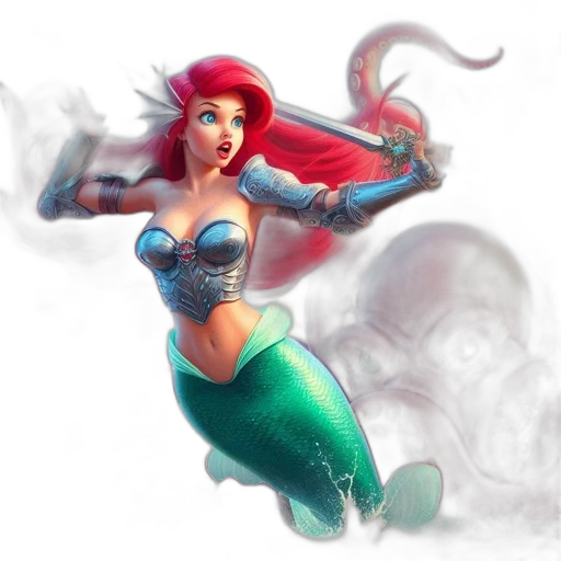 fantasy art, concept art, 3d render, comic book art transparent PNG cut-out