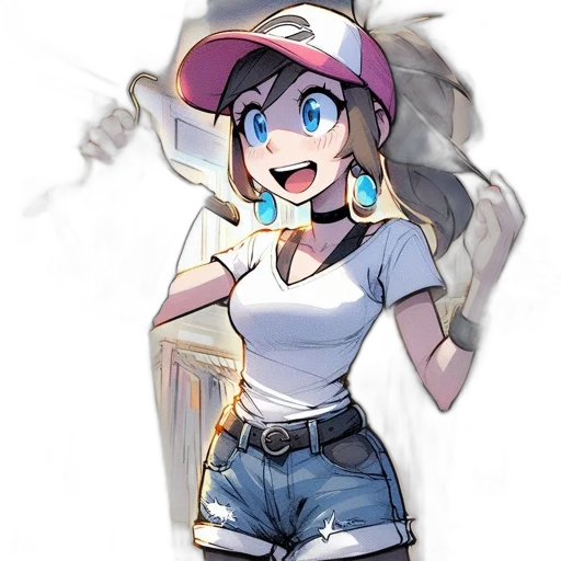 hat, staff, dress, weapon transparent PNG cut-out