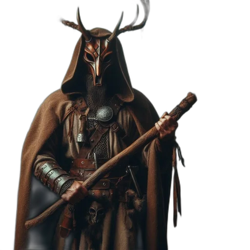 staff, mask, creature, animal transparent PNG cut-out