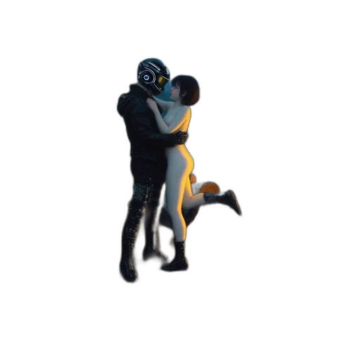 mask, staff, robot, creature transparent PNG cut-out