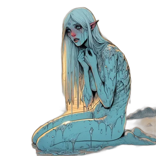 creature, concept art, fantasy art, comic book art transparent PNG cut-out