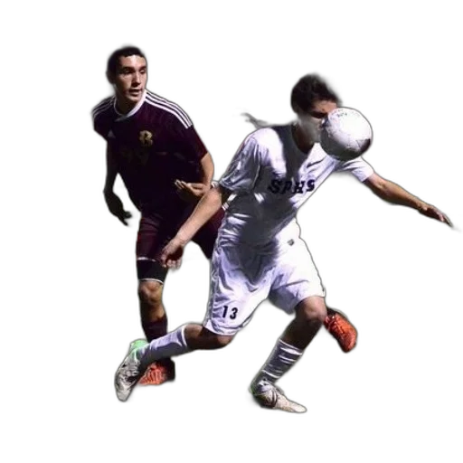 photorealistic, pixel art, soccer, player transparent PNG cut-out