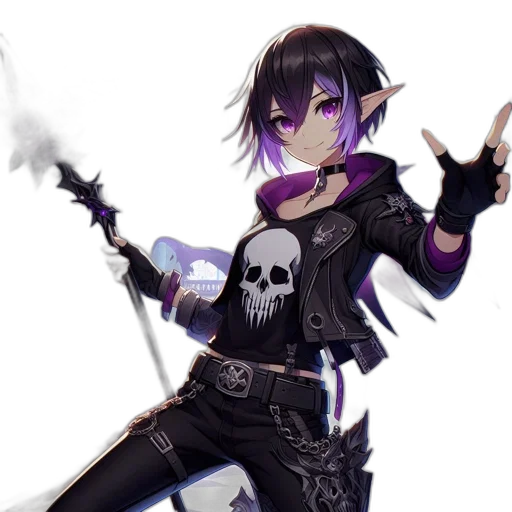 staff, weapon, sword, fantasy art transparent PNG cut-out