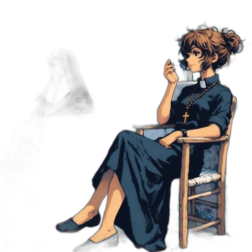 dress, staff, concept art, pixel art transparent PNG cut-out