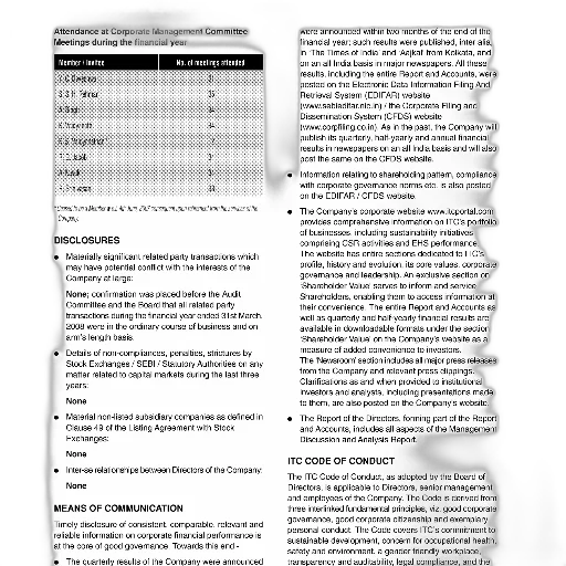 report, corporate, governance, details transparent PNG cut-out
