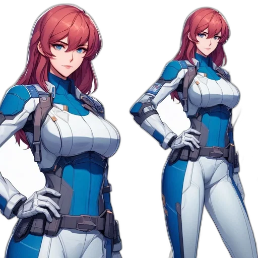 concept art, comic book art, anime, fantasy art transparent PNG cut-out