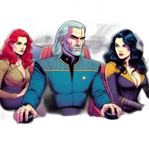 comic book art, concept art, fantasy art, pixel art transparent PNG cut-out