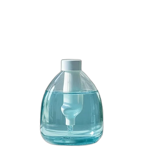 bottle, hair, crown, mask transparent PNG cut-out