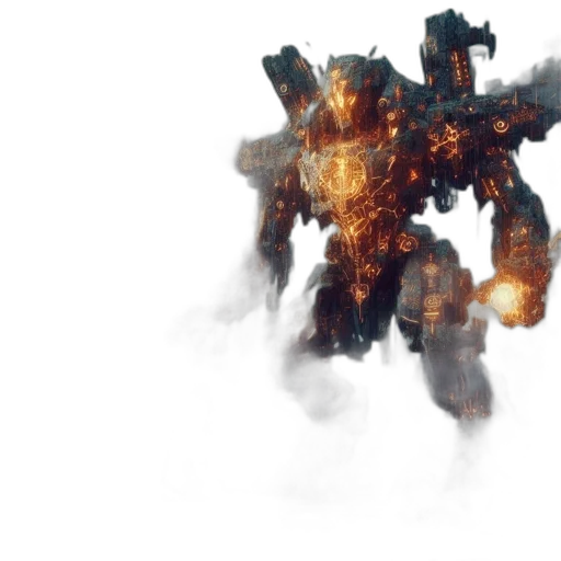 robot, weapon, dragon, creature transparent PNG cut-out