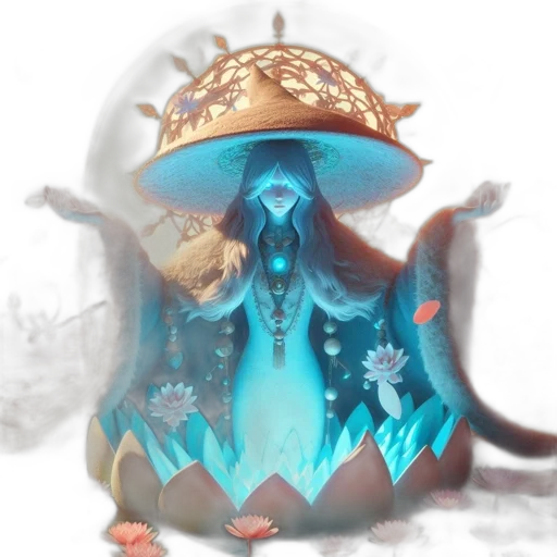 hat, dragon, crown, staff transparent PNG cut-out