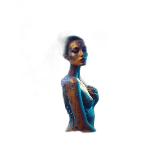 dress, face, robot, jewelry transparent PNG cut-out