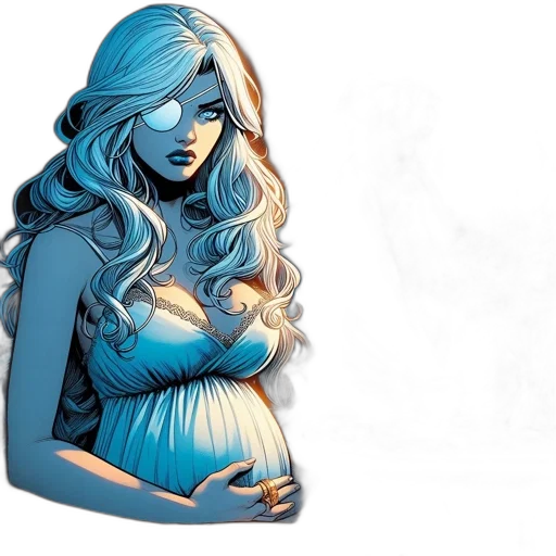 dress, comic book art, concept art, fantasy art transparent PNG cut-out