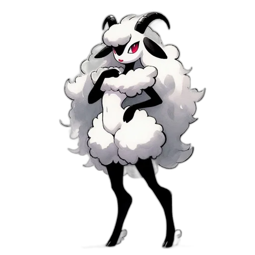 creature, animal, hair, staff transparent PNG cut-out