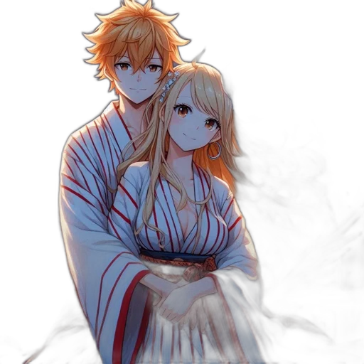 dress, sword, staff, anime transparent PNG cut-out