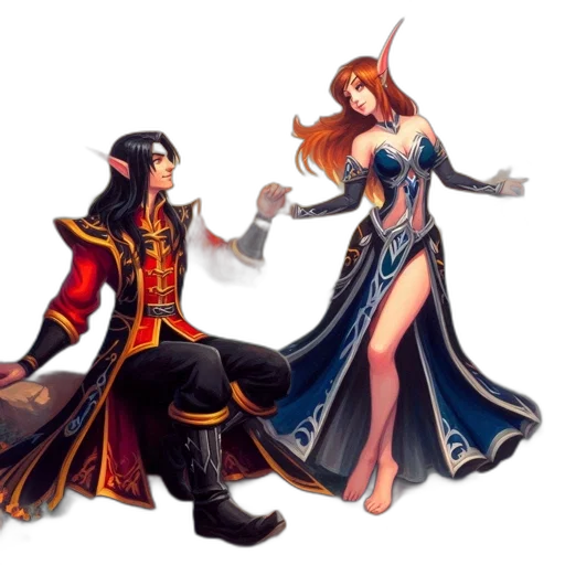 fantasy art, concept art, pixel art, comic book art transparent PNG cut-out