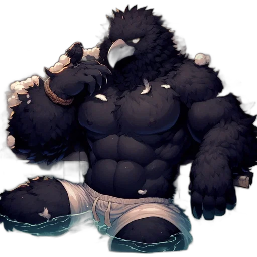 animal, creature, jacket, mask transparent PNG cut-out