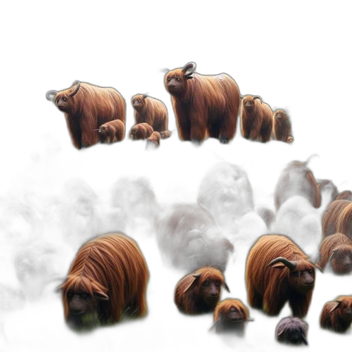 animal, creature, hair, mask transparent PNG cut-out