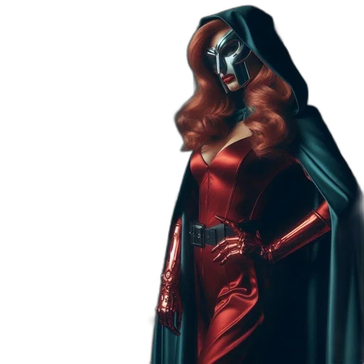 dress, concept art, 3d render, comic book art transparent PNG cut-out