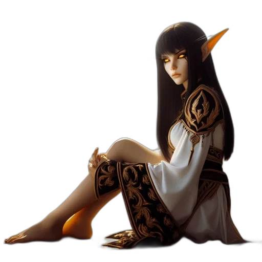 dragon, dress, fantasy art, concept art transparent PNG cut-out