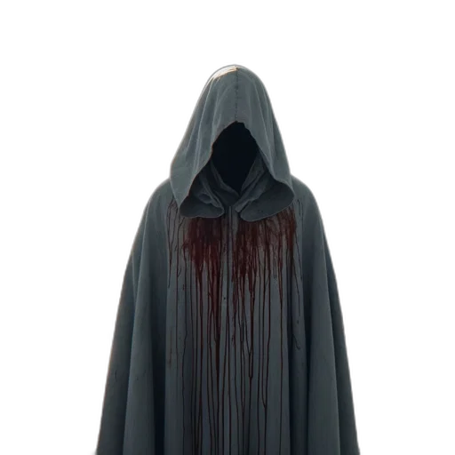 jacket, dress, staff, mask transparent PNG cut-out