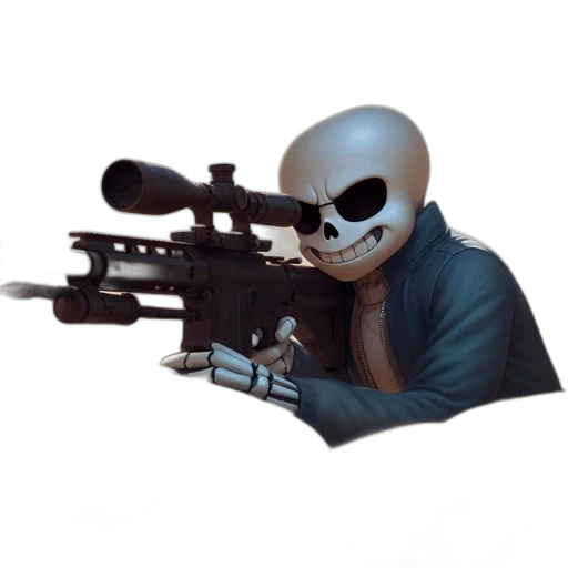 weapon, robot, mask, creature transparent PNG cut-out
