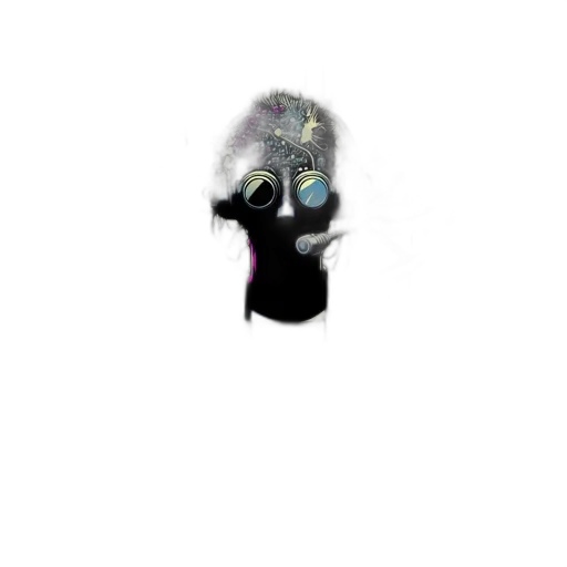 mask, face, creature, robot transparent PNG cut-out