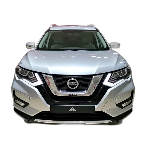 car, silver, suv, parked transparent PNG cut-out