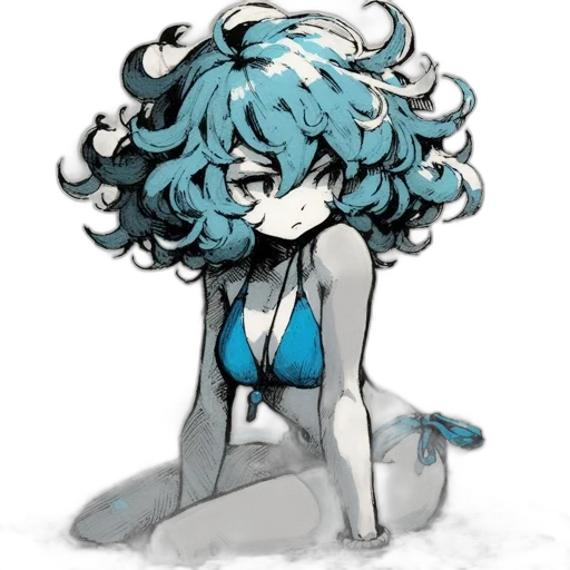 creature, hair, dress, dragon transparent PNG cut-out