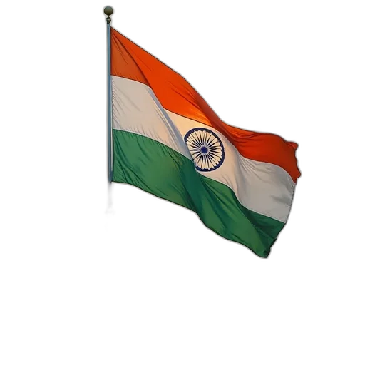 staff, ribbons, indian, republic transparent PNG cut-out